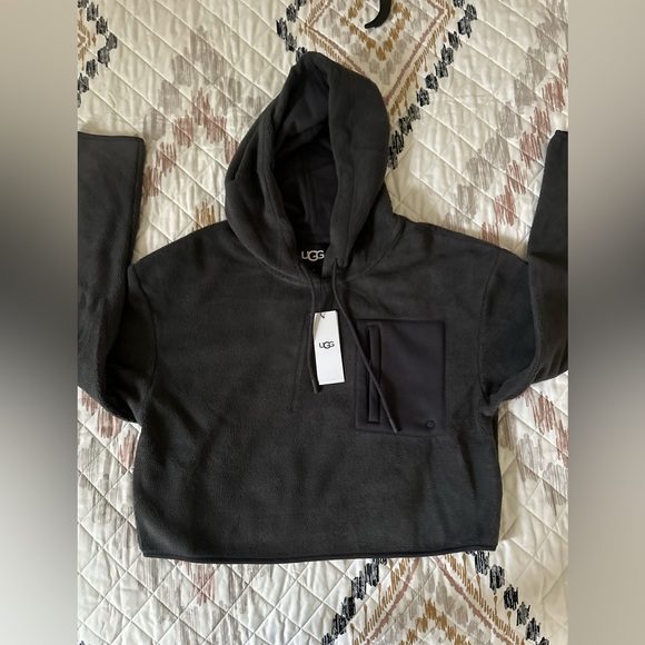 UGG Women's Myley Sherpa Hoodie color Gray size Medium. NWT - Picture 10 of 13